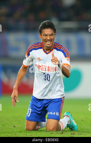 Ajinomoto Stadium, Tokyo, Giappone. 22 Novembre, 2014. Hiroshi Ibusuki (Albirex), 22 novembre 2014 - Calcetto : 2014 J.League Division 1 tra F.C. Tokyo 1-3 Albirex Niigata a Ajinomoto Stadium, Tokyo, Giappone. © YUTAKA AFLO/sport/Alamy Live News Foto Stock