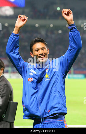 Ajinomoto Stadium, Tokyo, Giappone. 22 Novembre, 2014. Hiroshi Ibusuki (Albirex), 22 novembre 2014 - Calcetto : 2014 J.League Division 1 tra F.C. Tokyo 1-3 Albirex Niigata a Ajinomoto Stadium, Tokyo, Giappone. © YUTAKA AFLO/sport/Alamy Live News Foto Stock