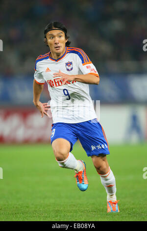 Ajinomoto Stadium, Tokyo, Giappone. 22 Novembre, 2014. Tatsuya Tanaka (Albirex), 22 novembre 2014 - Calcetto : 2014 J.League Division 1 tra F.C. Tokyo 1-3 Albirex Niigata a Ajinomoto Stadium, Tokyo, Giappone. © YUTAKA AFLO/sport/Alamy Live News Foto Stock