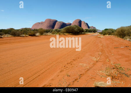 L'Olgas, Tjukaruru Road, Docker River Road, Territorio del Nord, l'Australia Foto Stock