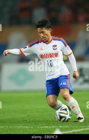 Ajinomoto Stadium, Tokyo, Giappone. 22 Novembre, 2014. Atomu Tanaka (Albirex), 22 novembre 2014 - Calcetto : 2014 J.League Division 1 tra F.C. Tokyo 1-3 Albirex Niigata a Ajinomoto Stadium, Tokyo, Giappone. © YUTAKA AFLO/sport/Alamy Live News Foto Stock