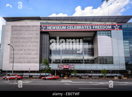 Newseum, 555 Pennsylvania Avenue NW, Washington DC Foto Stock