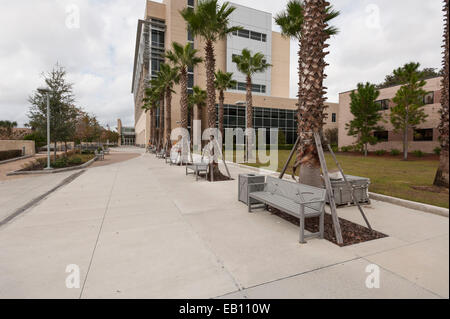 Recentemente costruita Lake County Courthouse ingresso Tavares Florida USA Foto Stock