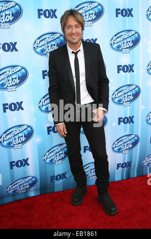 American Idol XIII Gran Finale - Arrivi con: Keith Urban dove: Los Angeles, California, Stati Uniti quando: 22 Maggio 2014 Foto Stock