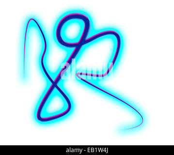 Forma astratta, segno di simbolo o di sfondo. Foto Stock