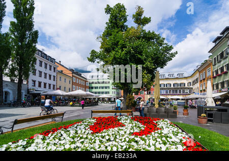 Parte urbana delle Alpi austriache. Foto Stock