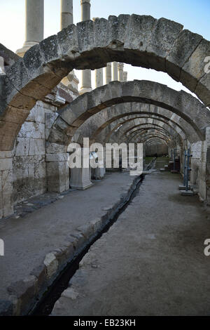 Antica città di Smirne (oggi Izmir) Foto Stock