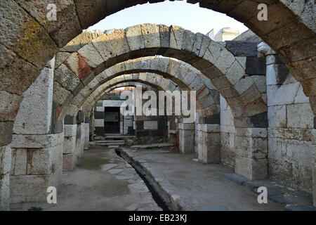 Antica città di Smirne (oggi Izmir) Foto Stock