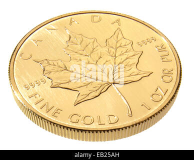 Canadian fine gold coin Foto Stock