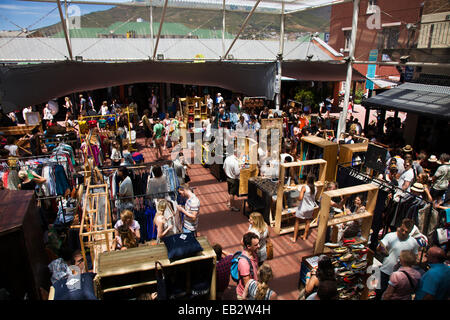 Cape Town, Sud Africa. Una popolare destinazione turistica il vecchio mulino biscotto in Woodstock area di Cape Town. Sud Africa Foto Stock