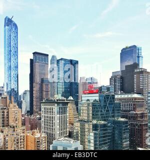 Stati Uniti d'America, nello Stato di New York, New York City, vista del paesaggio urbano Foto Stock