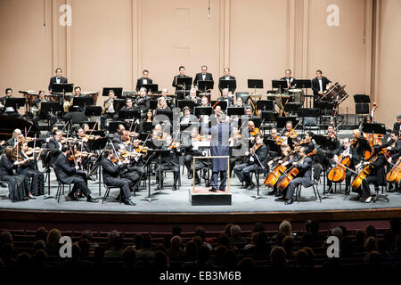 Puerto Rico Symphony Orchestra, Luis A. Ferre Centro di Arti dello Spettacolo (Bellas Artes, San Juan, Puerto Rico Foto Stock