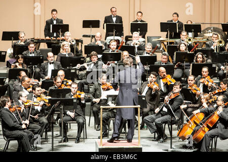 Puerto Rico Symphony Orchestra, Luis A. Ferre Centro di Arti dello Spettacolo (Bellas Artes, San Juan, Puerto Rico Foto Stock