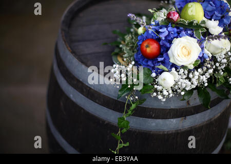 Close up colore colpo di alcuni fiori e frutti. Foto Stock