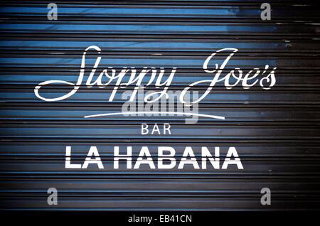 L'originale Joes Sloppy Ristorante e bar a La Habana / Avana, Cuba Foto Stock