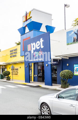 Pet Store Stock a moderni negozi a Maroochydore sulla Sunshine Coast, Queensland, Australia Foto Stock