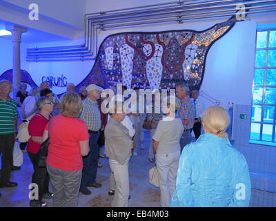 Museo della birra in Abensberg Kuchlbauer maunfacture birreria Foto Stock