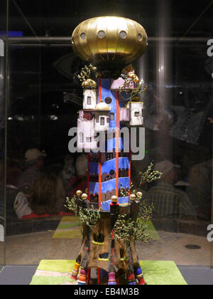 Museo della birra in Abensberg Kuchlbauer maunfacture birreria Foto Stock