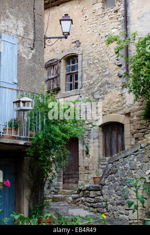 Villaggio di Saignon, Provenza, Francia Foto Stock
