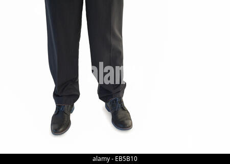 Businessmans gambe e il vestito delle scarpe Foto Stock
