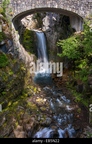 Christine Falls Mt Rainier National Park Foto Stock