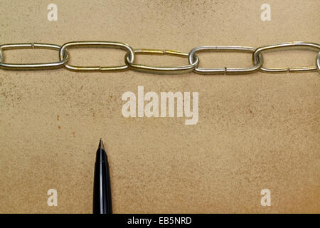 Ironia della sorte dei diritti umani alla libertà di parola Foto Stock