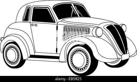 Vecchia automobile dell'annata Foto Stock