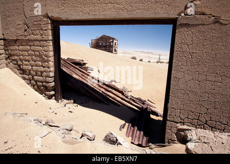 Kolmanskop Ghost Town - Luderitz, Namibia, Africa Foto Stock