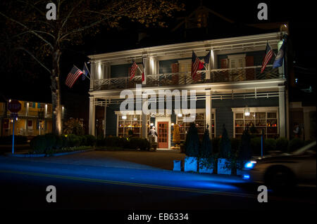 Stati Uniti Virginia VA Washington Inn a poco a Washington il Relais & Chateaux Hotel l'esterno di notte Foto Stock