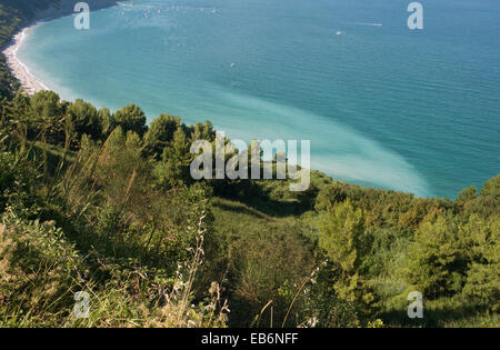 Riviera del Conero, portonovo,marche,Italia Foto Stock