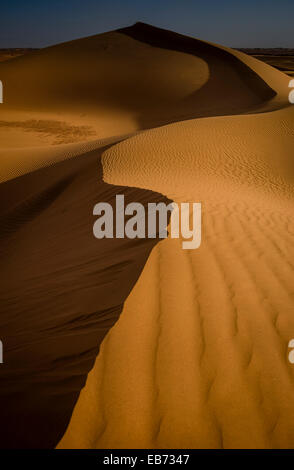 Dune di sabbia ERG LIHOUDI M'HAMID EL GHISLANE MAROCCO Foto Stock
