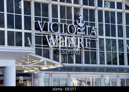 Victoria Wharf sul Victoria and Alfred Waterfront di Cape Town Foto Stock