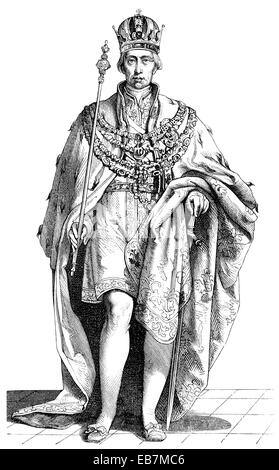 Francesco II, Franz II., 1768-1835, l'ultimo Sacro Romano Imperatore del Sacro Romano Impero fondato l'impero austriaco Francesco I Franz I., Foto Stock