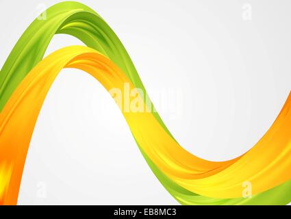 Colorate onde sfocata. Sfondo vettoriale Foto Stock