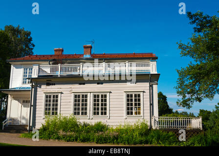 Huvila Annalan, Villa Anneberg (1834), Annalan puisto, Annala park, Arabia district, Helsinki, Finlandia, Europa Foto Stock