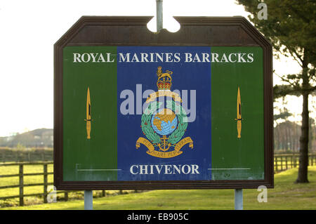 Royal Marine caserma (RMB) chivenor, Devonshire, Regno Unito Foto Stock