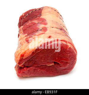 La carne di manzo britannica brisket isolato su un bianco di sfondo per studio. Foto Stock