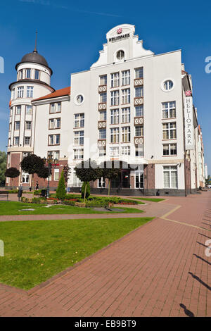 Villaggio di Pescatori - etnografici, il commercio e il centro artigianale. Kaliningrad (fino al 1946 Koenigsberg), Russia Foto Stock