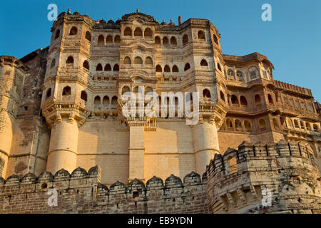 Forte Mehrangarh, Jodhpur, Rajasthan, India Foto Stock