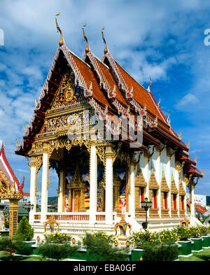 Il Wat Phra Nang Sang, un tempio buddista, Phuket, Provincia di Phuket, Tailandia Foto Stock