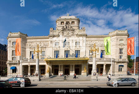 Kungliga Dramatiska Teatern, Teatro Drammatico Reale, Nybroplan, Östermalm, Stoccolma, contea di Stoccolma, Svezia Foto Stock