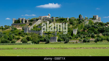 Il Portogallo, Beira Litoral, La Costa Da Prata, Montemor-o-Velho castello nei pressi di Figueira da Foz Foto Stock