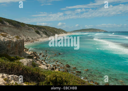 Nove miglia di spiaggia, grande Ocean Drive, vicino Esperance, WA, Australia Foto Stock