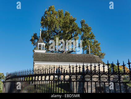 Vecchia chiesa olandese riformata, Sleepy Hollow, New York, Stati Uniti d'America Foto Stock