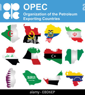 Organizzazione dei Paesi Esportatori di Petrolio Foto Stock
