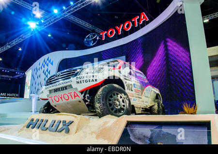 Nonthaburi, Tailandia. 28 Novembre, 2014. Toyota raccoglitore sul display in Thailandia International Motor Expo 2014 il 28 novembre 2014 a Nonthaburi, Tailandia. Credito: Chatchai Somwat/Alamy Live News Foto Stock