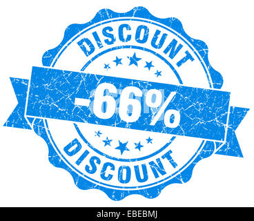 Sconto 66% blu grunge timbro Foto Stock