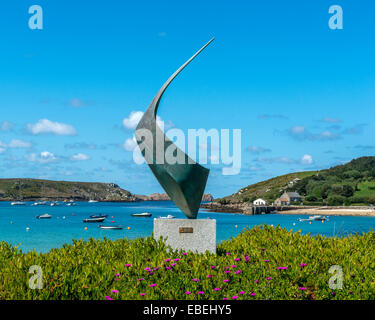 Il Flying Boat Club. Nuovo Grimsby. Tresco. Isole Scilly. La Cornovaglia. Regno Unito Foto Stock