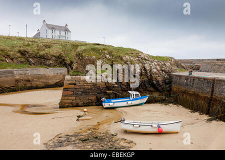 Porto Porto di Nis. Isola di Lewis, Ebridi Esterne, Scozia. Foto Stock