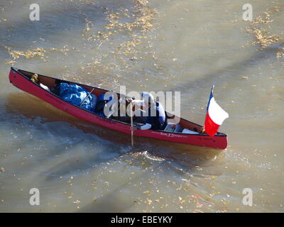 3700 miglia canoa viaggio termina a Dallas Foto Stock